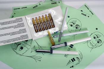 Electrolifting: accesorios, electrodos y cosméticos especiales p