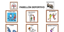Panel de señalización - Polideportivo
