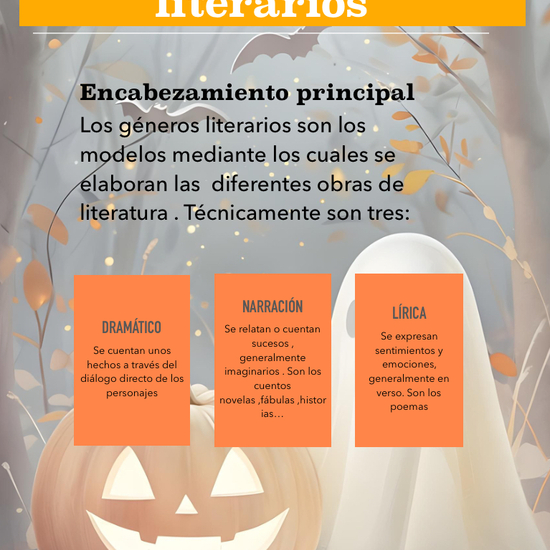 GÉNEROS LITERARIOS