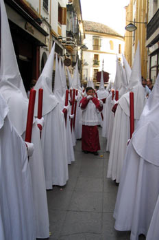 Penitentes de Ntro. Padre Jesús de la Sentecia, Córdoba, Andaluc