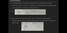 PRIMARIA - 6º - NÚMEROS PRIMOS Y DIVISORES - MATEMÁTICAS