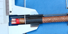 Cable coaxial autosoportado para instalación volante
