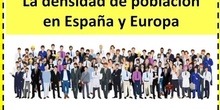 Puntos básicos sobre la densidad de población en España y Europa
