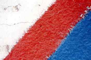 Pared de diferentes colores