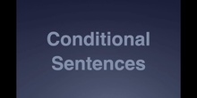 First and Second Conditionals