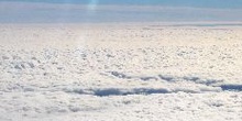 Paisaje desde el avión, Canarias