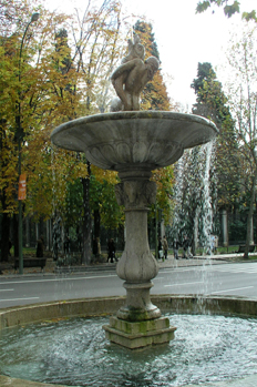 Fuente en el Paseo del Prado