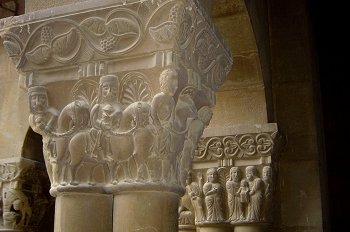 Capitel con escena de los Reyes Magos, Historia
