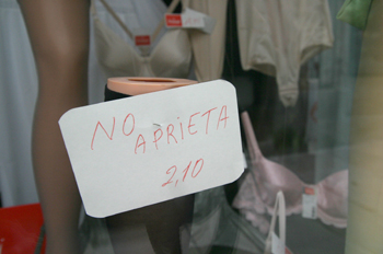 Tienda de lenceria, Santiago de Compostela, La Coruña, Galicia