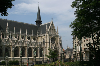 Iglesia de Notre-Dame de Sablon, Bruselas, Bélgica