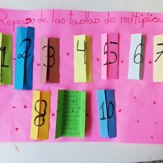 Valeria y su repaso de las tablas