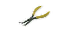 Alicate boca semirredonda curvada