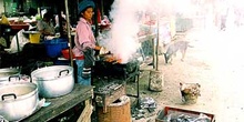 Puesto de pescados, Tailandia