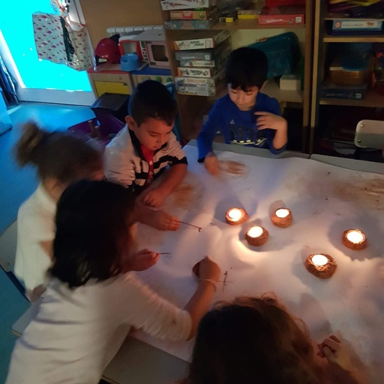 Arqueología en Infantil 5B 2