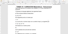 Sesión 11 Repaso 2ª Evaluación Nivel 1 Dist Adultos Matemáticas