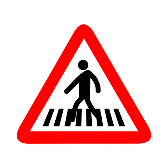 Peligro: Paso para peatones