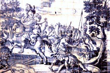 Azulejos, Iglesia de Santa María del Castillo - Olivenza, Badajo