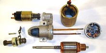 Motor de arranque. Despiece