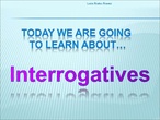 interrogatives
