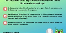 Instrucciones del Espacio de actividades Canva
