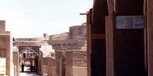 Interior de la ciudadela de Bam, Irán