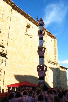 Castellers en Arnes, Tarragona