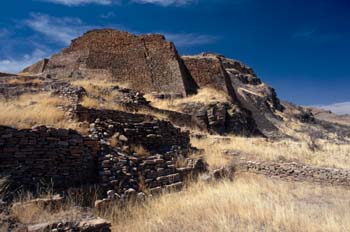 La Escalinata del conjunto Arqueológico de La Quemada, Villanuev