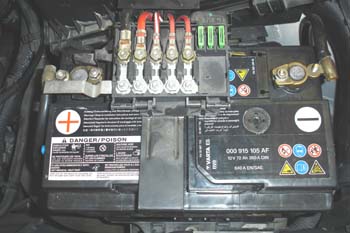 Batería con fusibles de seguridad