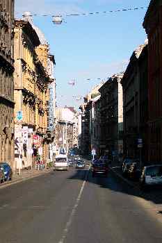 Calle, Budapest, Hungría