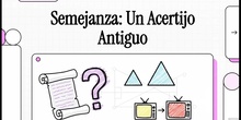 Semejanza Un acertijo antigüo
