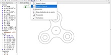 Spinner Toy con Geogebra. Lo hacemos girar