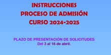Información sobre solicitudes (curso 2024-2025)