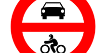 Entrada prohibida a vehículos de motor