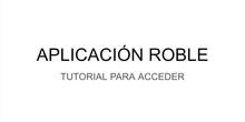 roble acceso