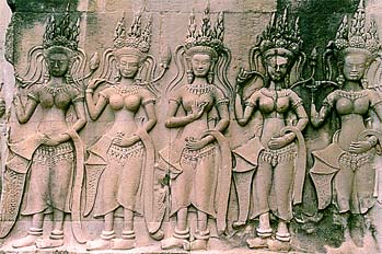 Sacerdotisas, Angkor, Camboya