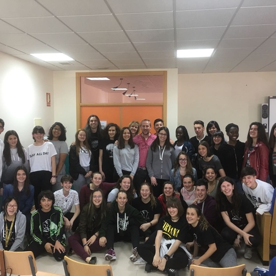 Álvaro Tato - Encuentro con los actores del IES Nicolás Copérnico 9