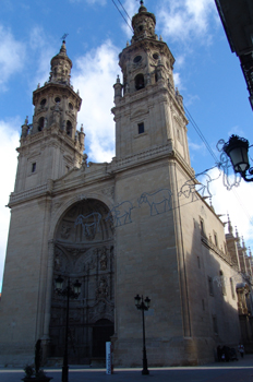 Fachada principal, Catedral de Logroño