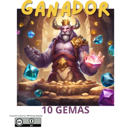 Ganador 10 gemas 