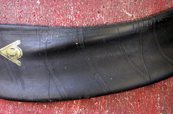 Cámara de un neumático de caucho