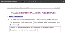 TEMA 5. PROPORCIONALIDAD Y PORCENTAJES  1ª Sesión 20-01-2026