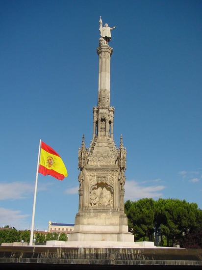 Estatua de Colón en Madrid