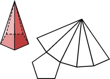 Pirámide regular y su desarrollo