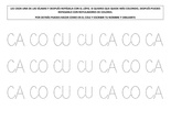 GRAFÍA CA, CO, CU