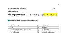 Legion Condor - Guernica (Arbeitsblatt) - 4º ESO