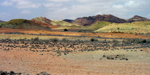 Paisaje del desierto, Rep. de Djibouti, áfrica