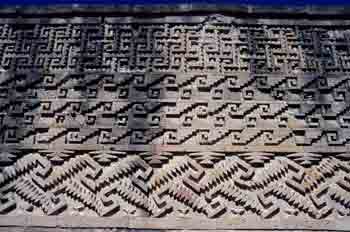 Detalle de un mosáico del grupo de las columnas en el conjunto A