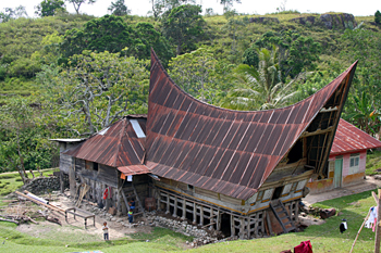 Pueblo de Batak, Sumatra, Indonesia