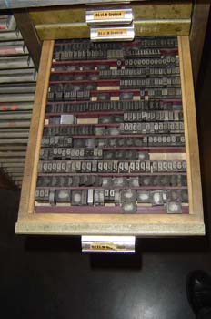 Letra grotesca de composición tipográfica