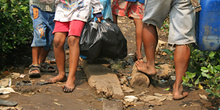 Recolectores de plástico, Jakarta, Indonesia