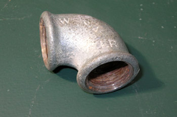 Codo acero galvanizado